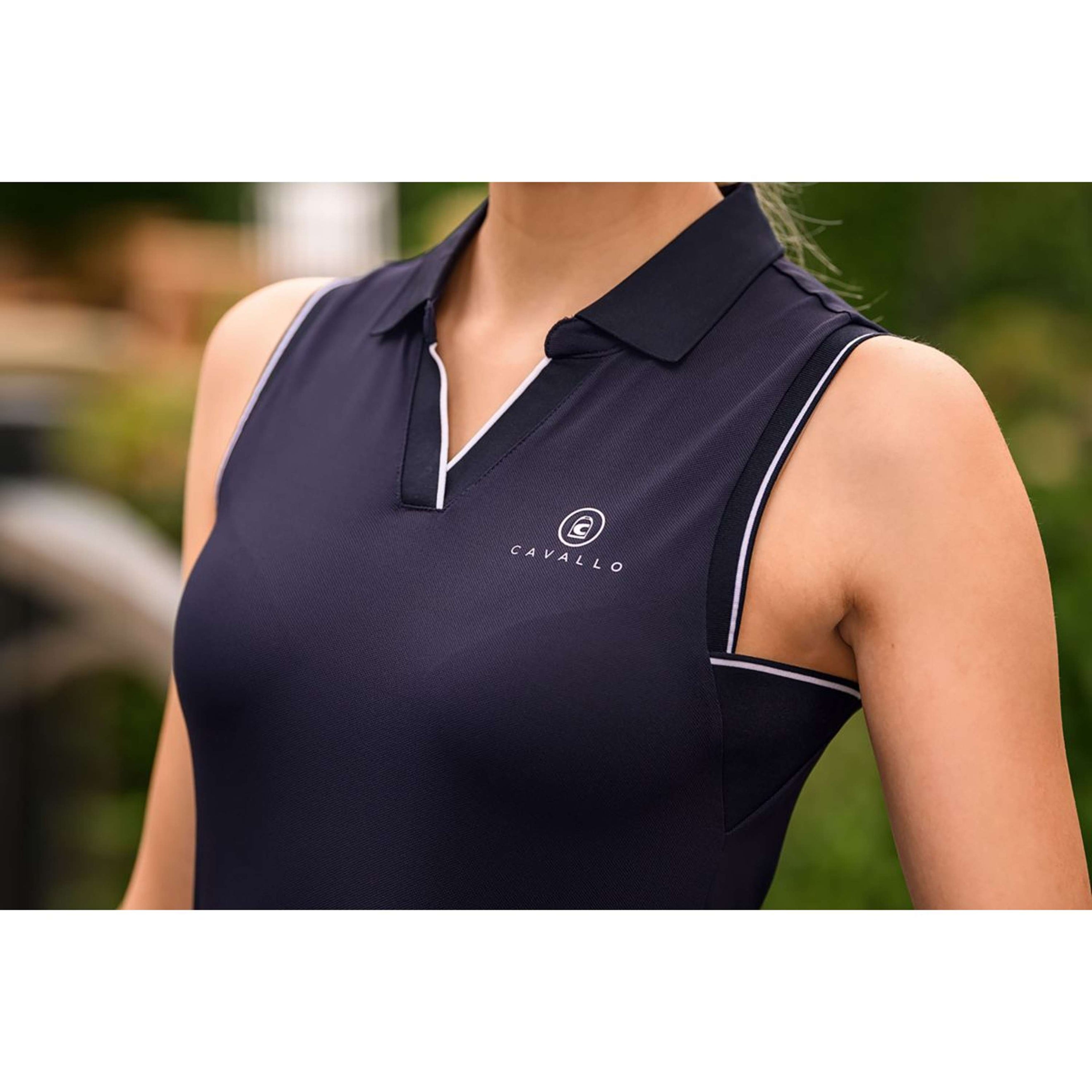 Cavallo Top CavalBua Ärmellos Dunkelblau Cavallo Top CavalBua Ärmellos Dunkelblau