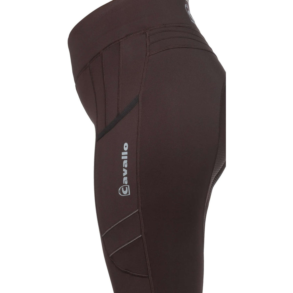 Cavallo Reitleggings CavalLin Grip Rl Full Grip Café Noir