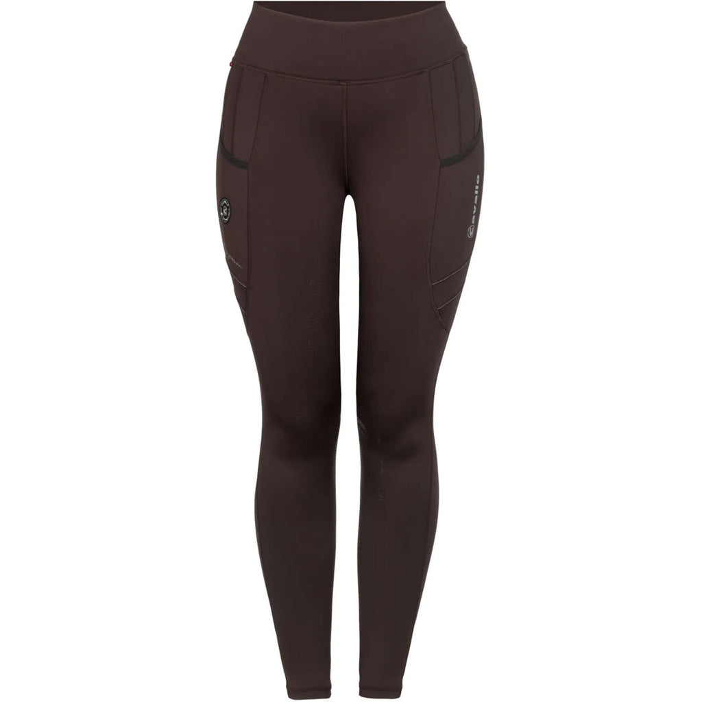 Cavallo Reitleggings CavalLin Grip Rl Full Grip Café Noir