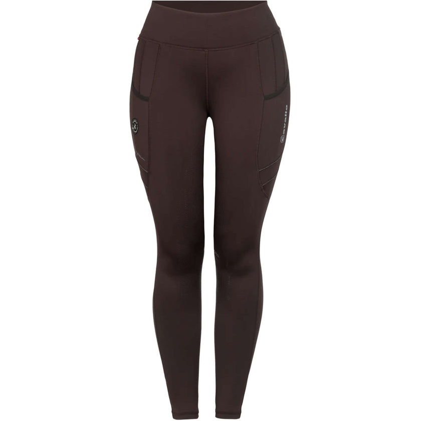 Cavallo Reitleggings CavalLin Grip Rl Full Grip Café Noir