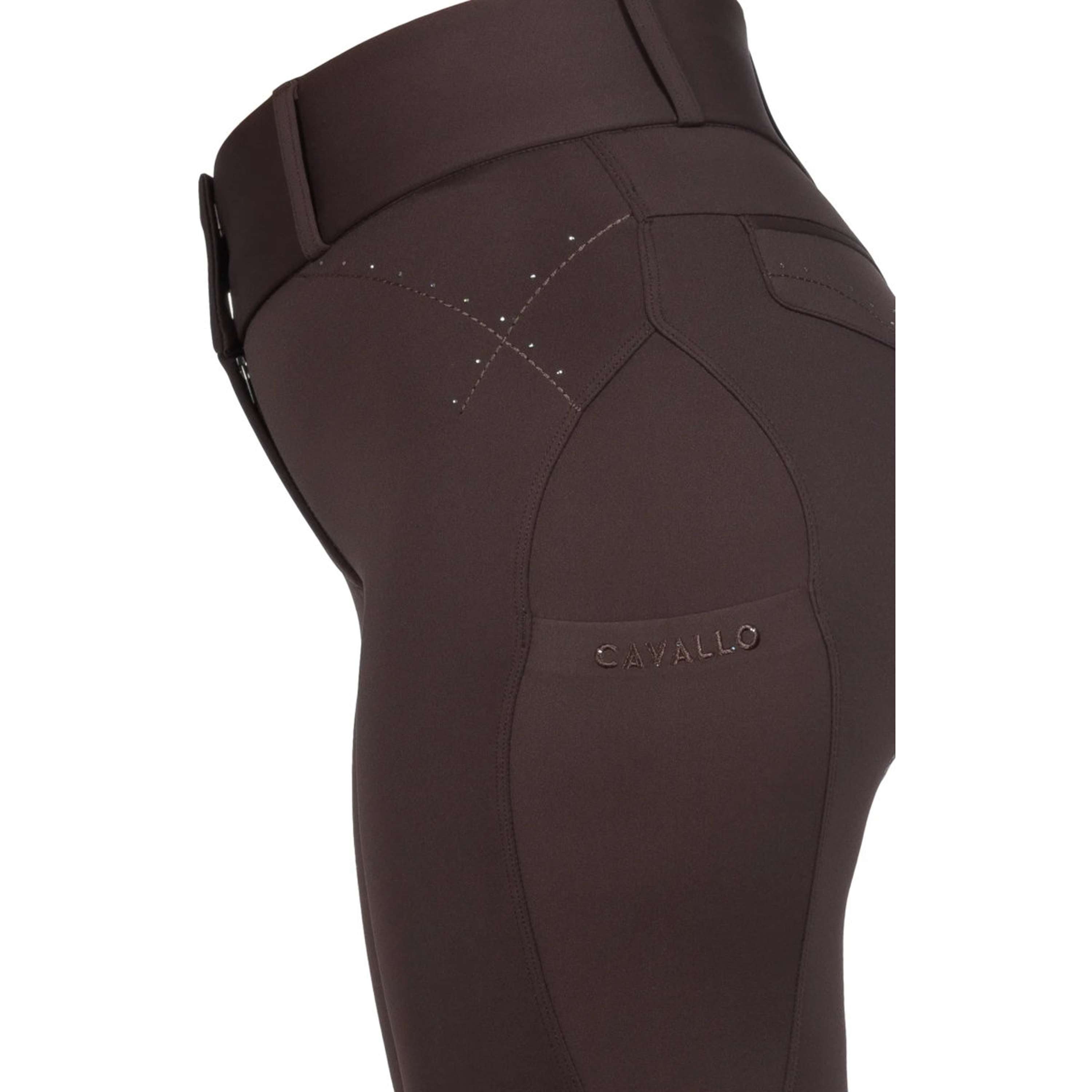 Cavallo Reithose CavalCandera Grip Mobile Full Grip Café Noir