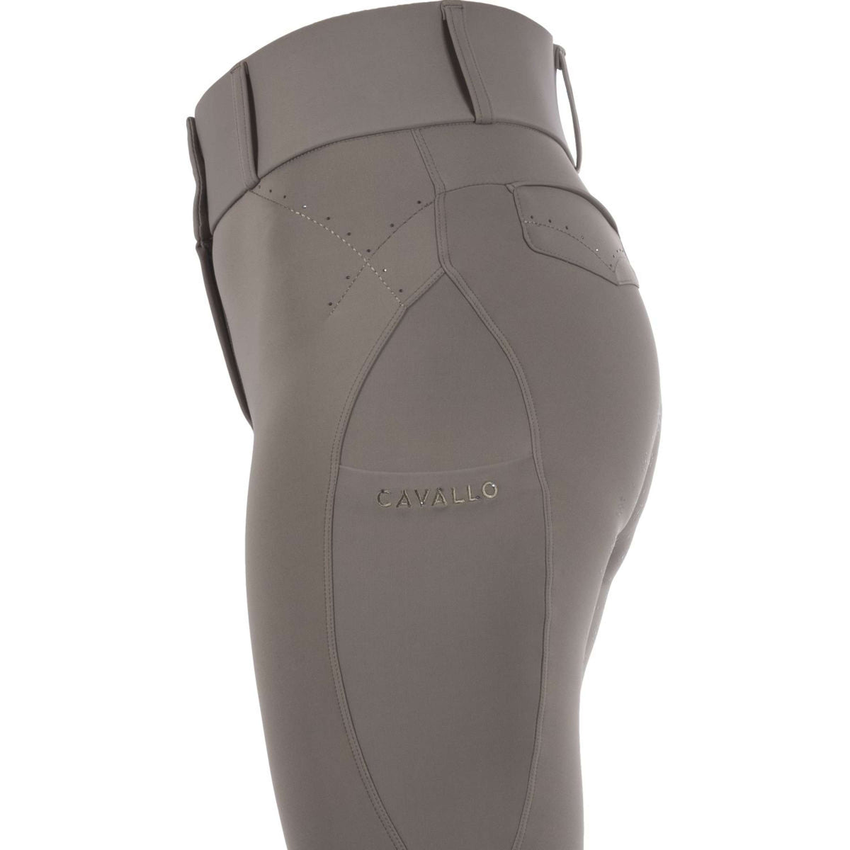 Cavallo Reitleggings CavalCandera Grip Mobile Sepia Olive