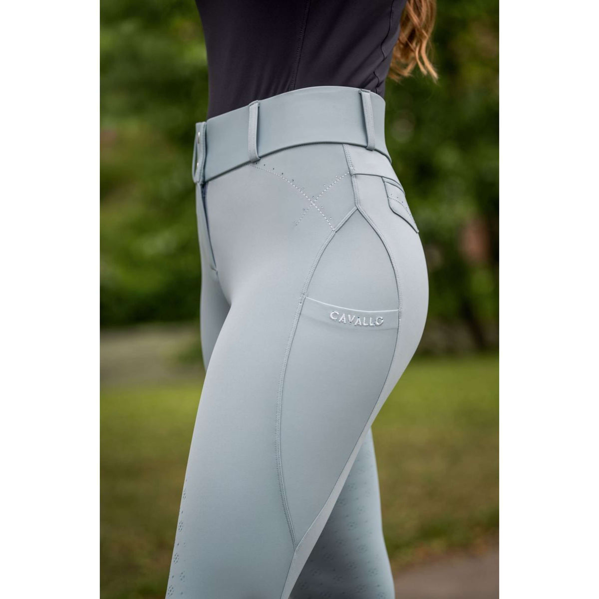 Cavallo Reithose CavalCandera Grip Mobile Full Grip Soft Aqua