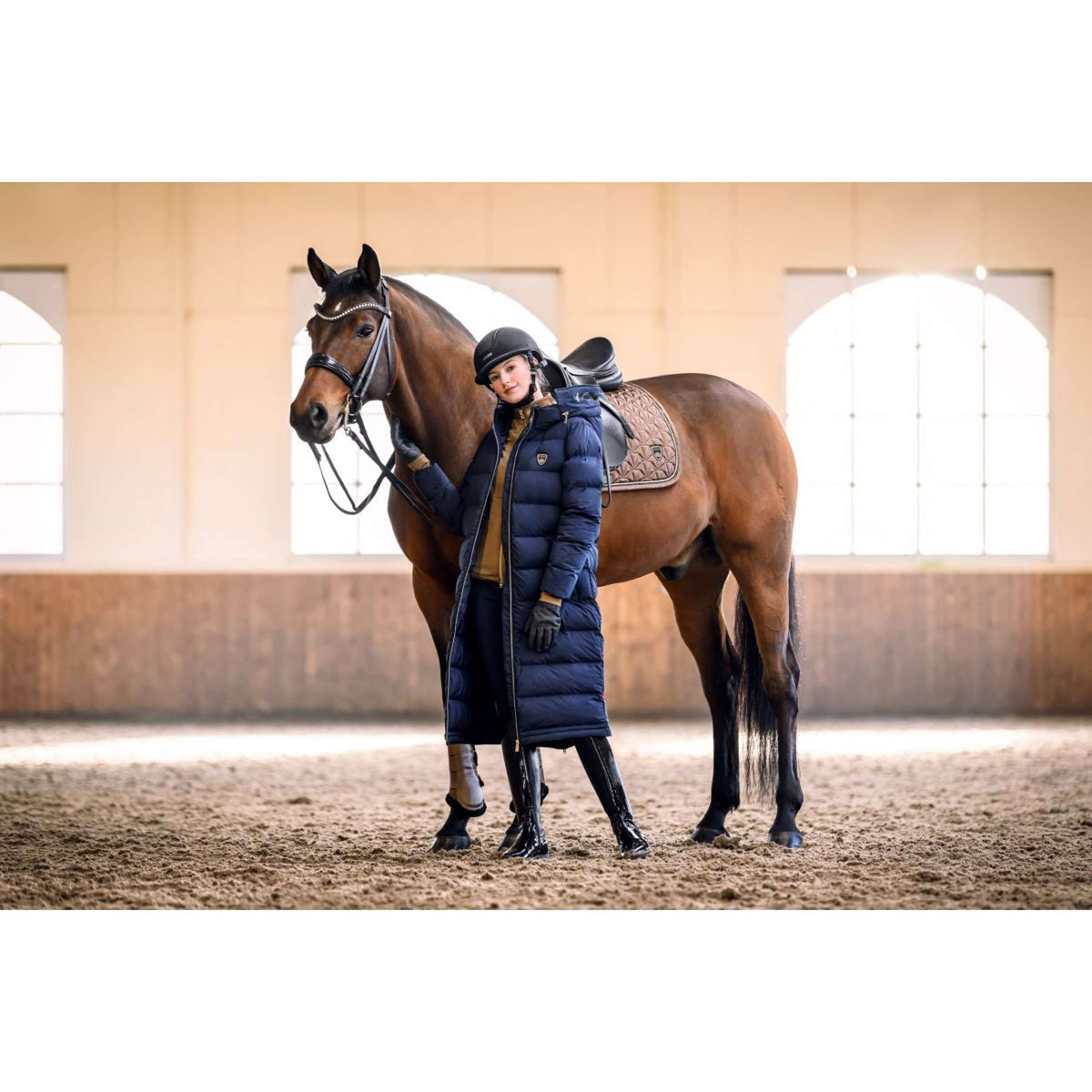 Cavallo Premium Capsule Lange Jacke CavalLucy Night Shadow