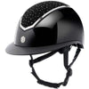 Charles Owen Reithelm Kylo Crystal Wide Peak Black Gloss/Chrome