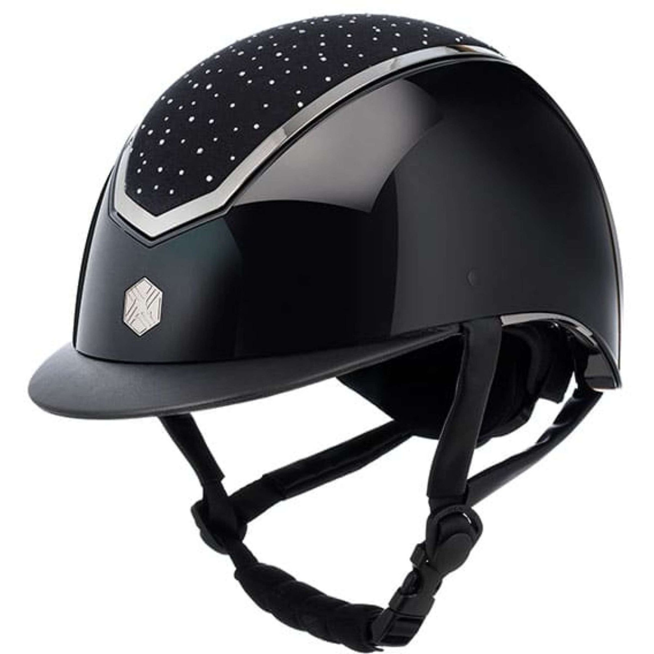 Charles Owen Reithelm Kylo Crystal Black Gloss/Chrome
