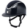 Charles Owen Reithelm Kylo Crystal Wide Peak Navy Gloss/Silver
