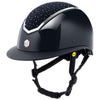 Charles Owen Reithelm Kylo Crystal Wide Peak MIPS Navy Gloss/Silver