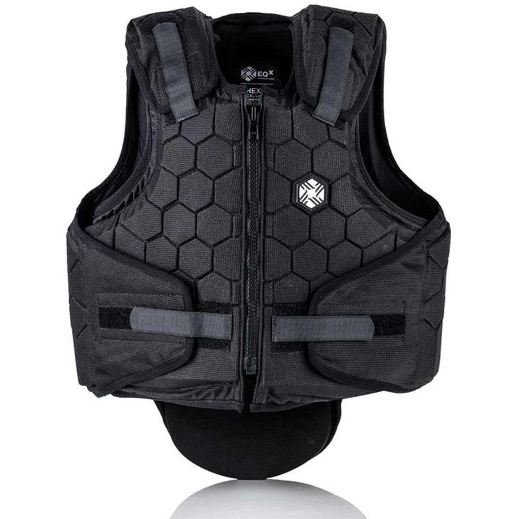 Charles Owen Sicherheitsweste HEXA Kinder Schwarz