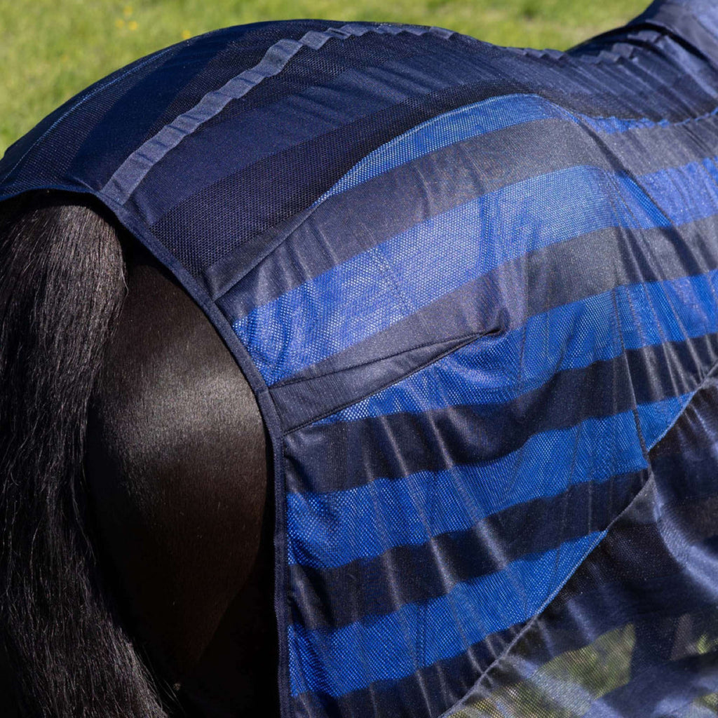 Cool on Track Feinmaschig Decke Blau
