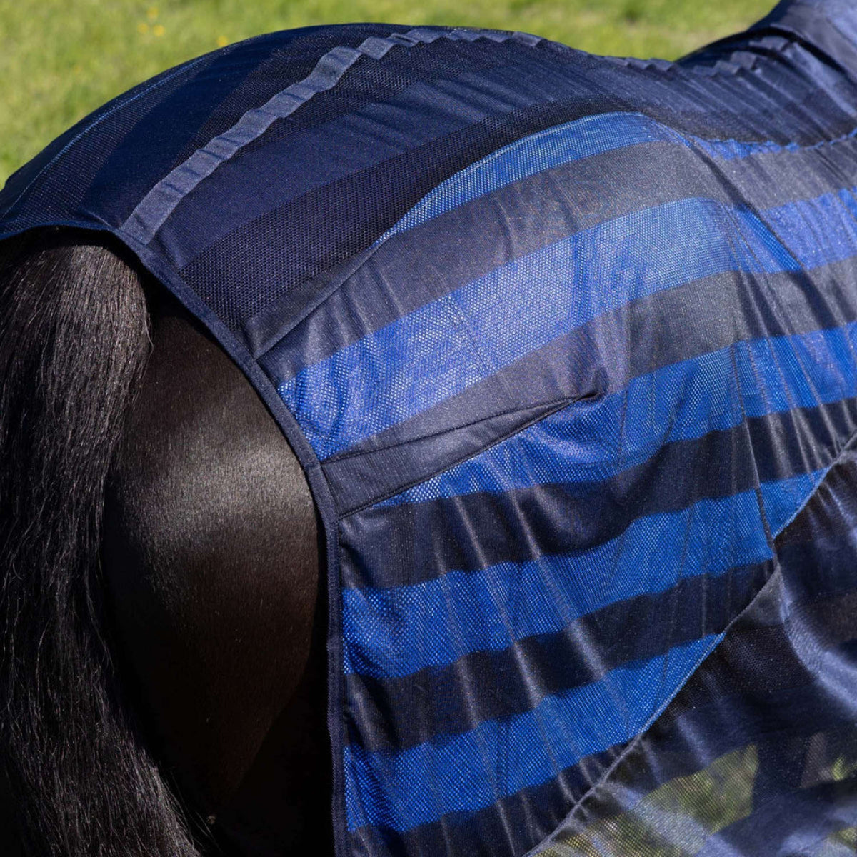 Cool on Track Feinmaschig Decke Blau