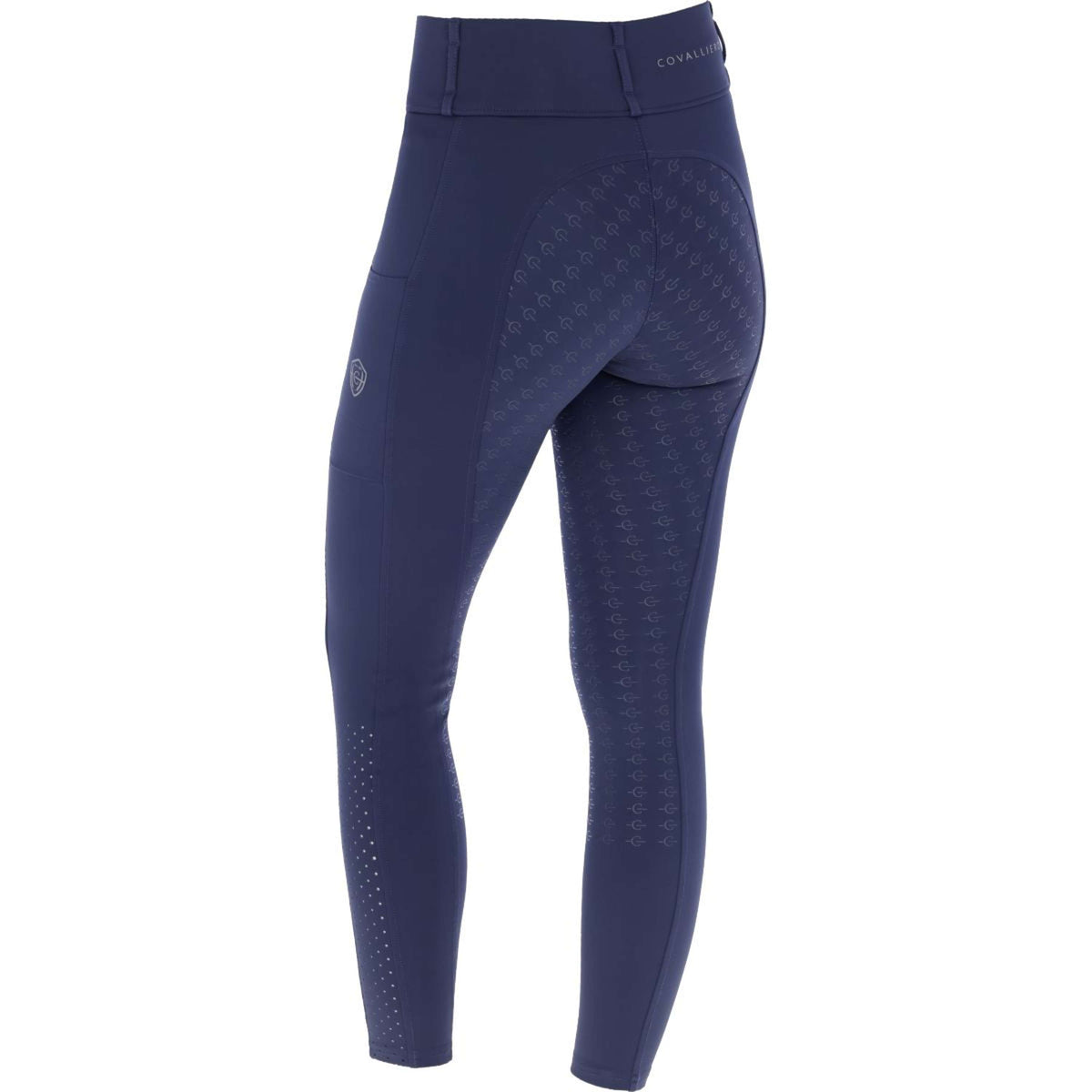 Covalliero Reitleggings Compression Full Grip SS25 Dark Navy