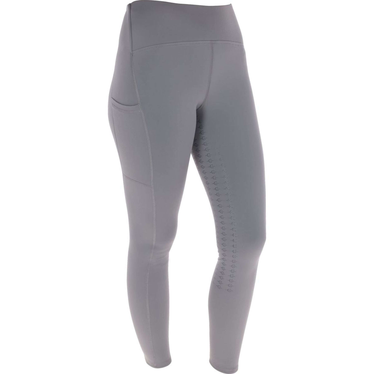 Covalliero Reitleggings AW25 Full Grip Steel Grey