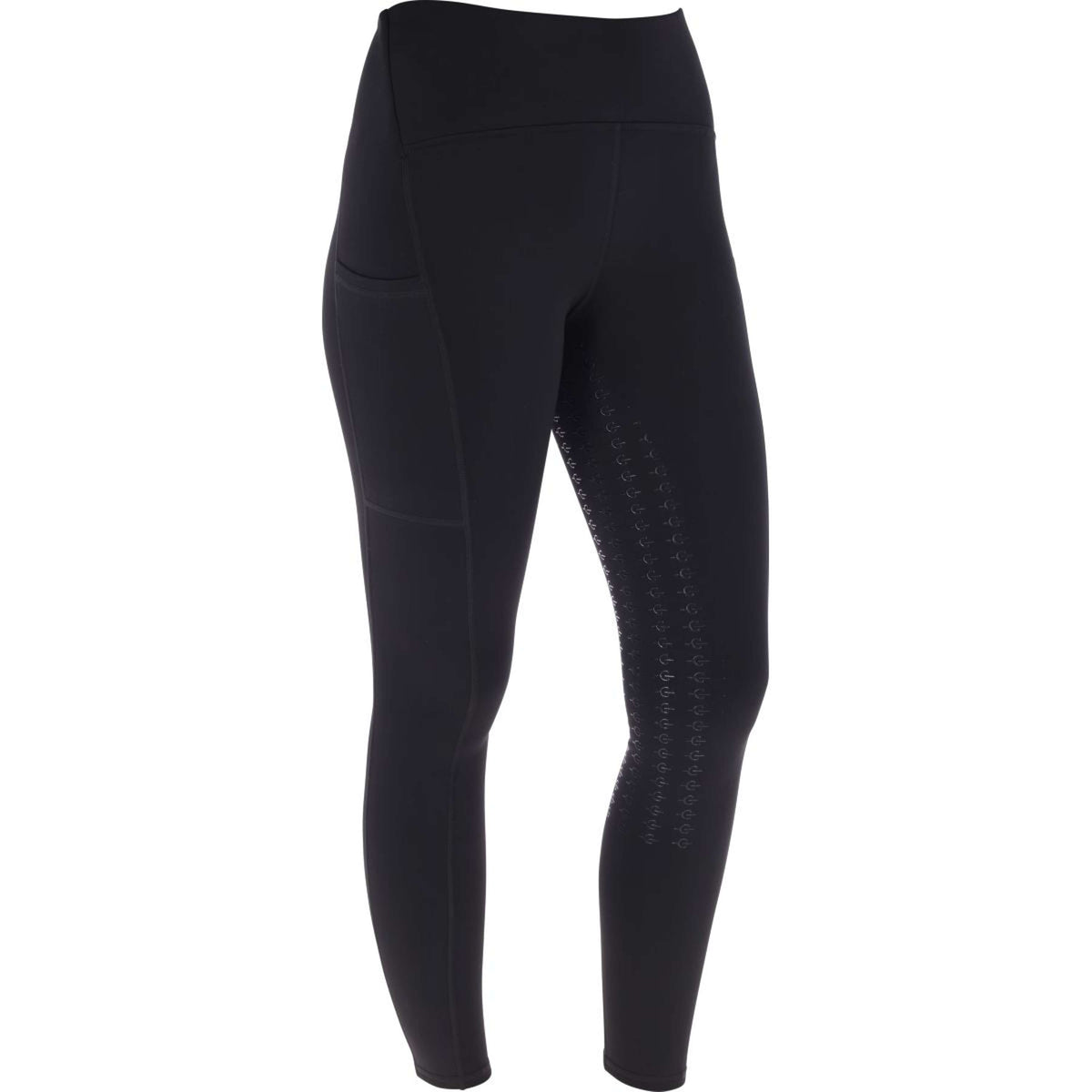 Covalliero Reitleggings AW25 Full Grip Schwarz