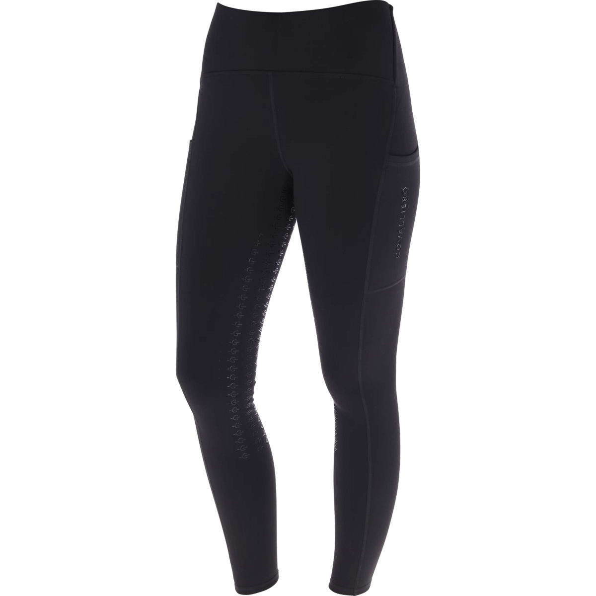 Covalliero Reitleggings AW25 Full Grip Schwarz
