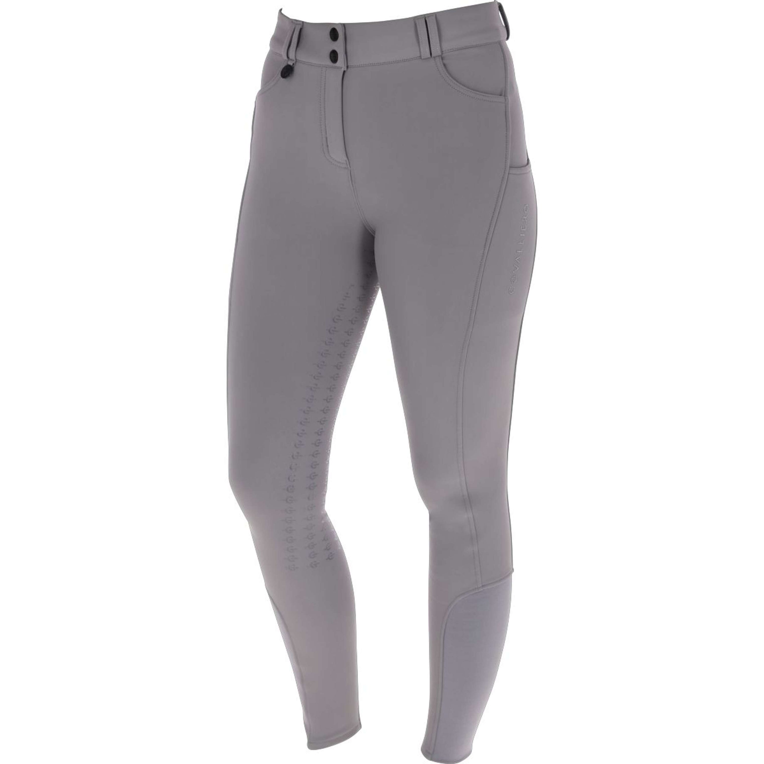 Covalliero Reithose AW25 Full Grip Steel Grey