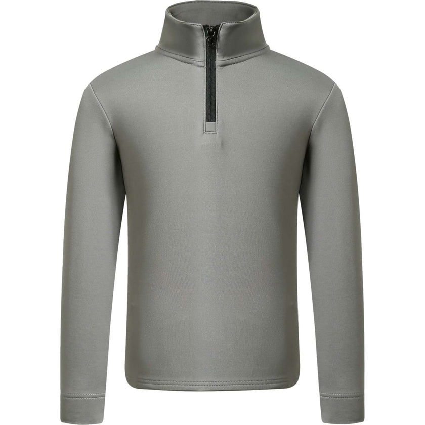 Covalliero Shirt AW25 Kids Lange Ärmel Steel Grey Covalliero Shirt AW25 Kids Lange Ärmel Steel Grey