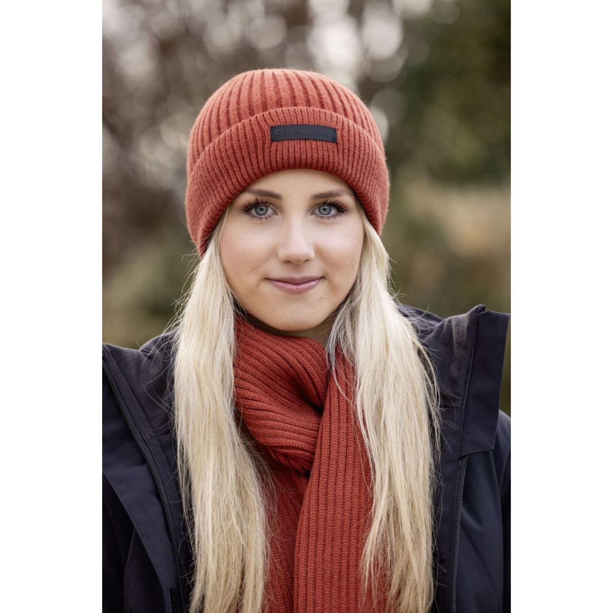 Covalliero Mütze AW25 Rostbraun