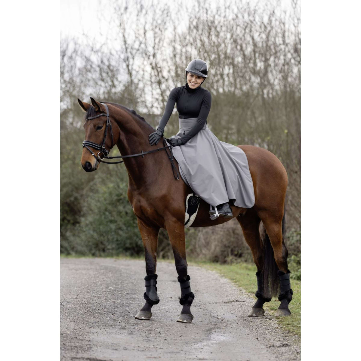 Covalliero Reitrock Thermal AW25 Steel Grey