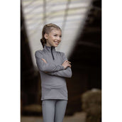 Covalliero Shirt AW25 Kids Lange Ärmel Steel Grey