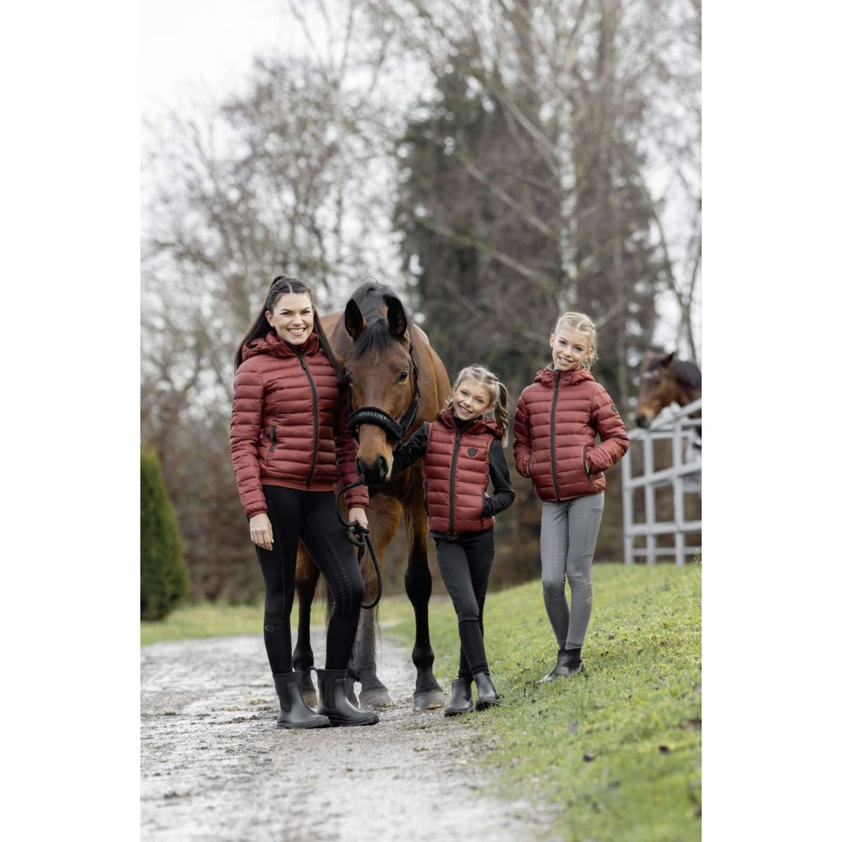 Covalliero Jacke Quilted AW25 Rostbraun