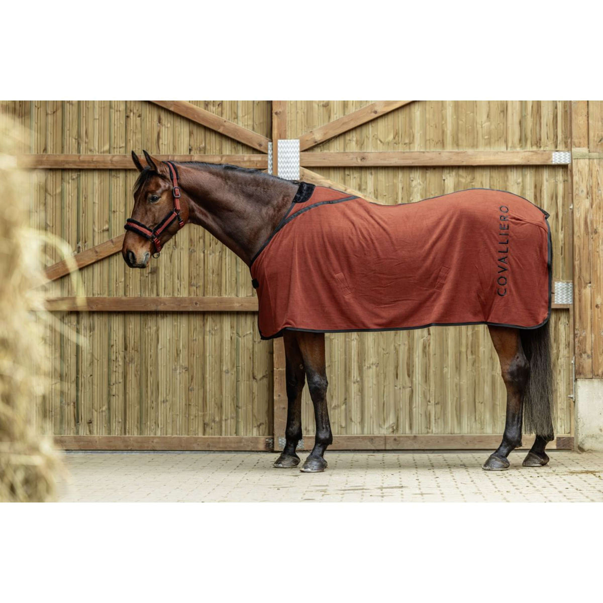 Covalliero Fleecedecke AW25 Rostbraun