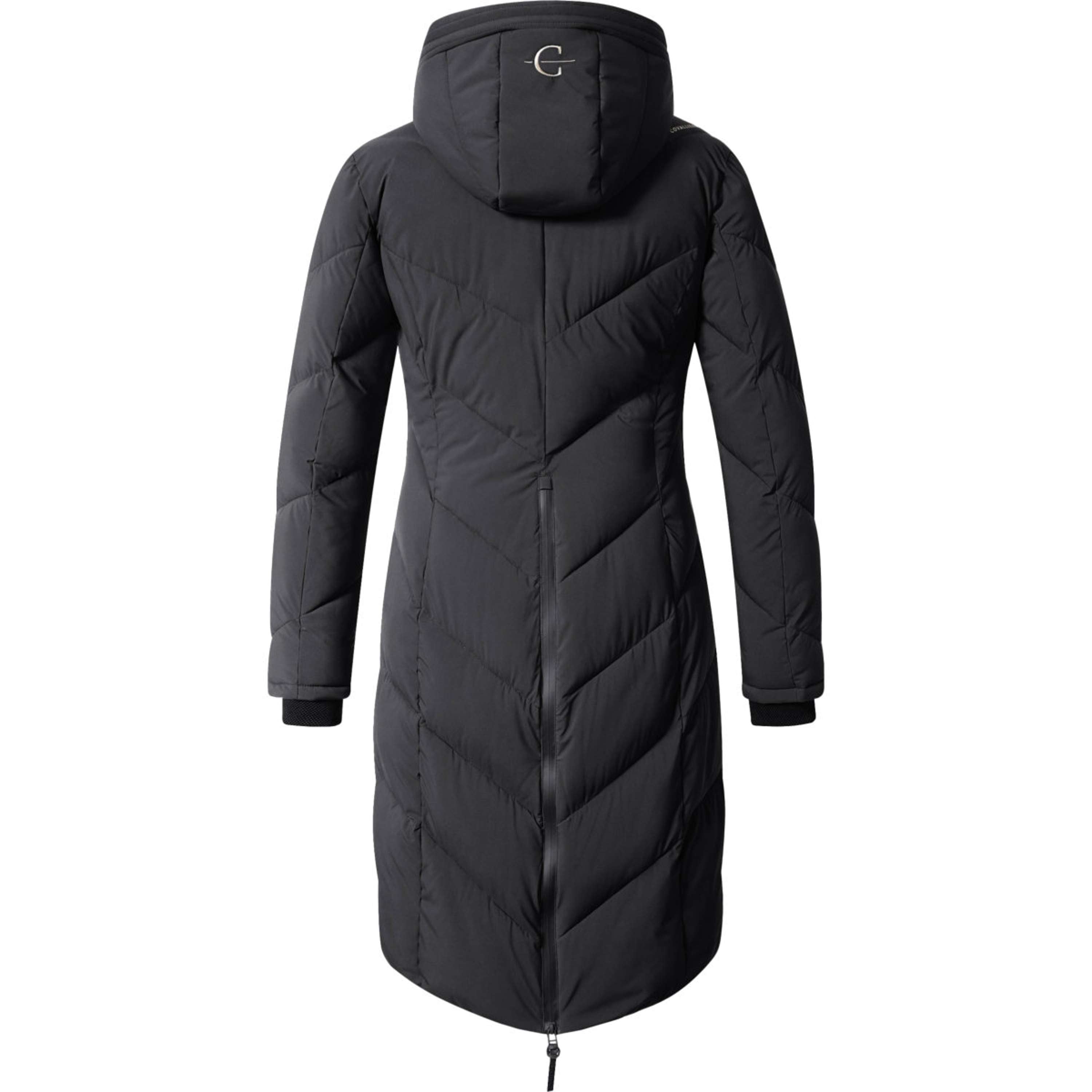 Covalliero Langer Wintermantel AW26 Schwarz