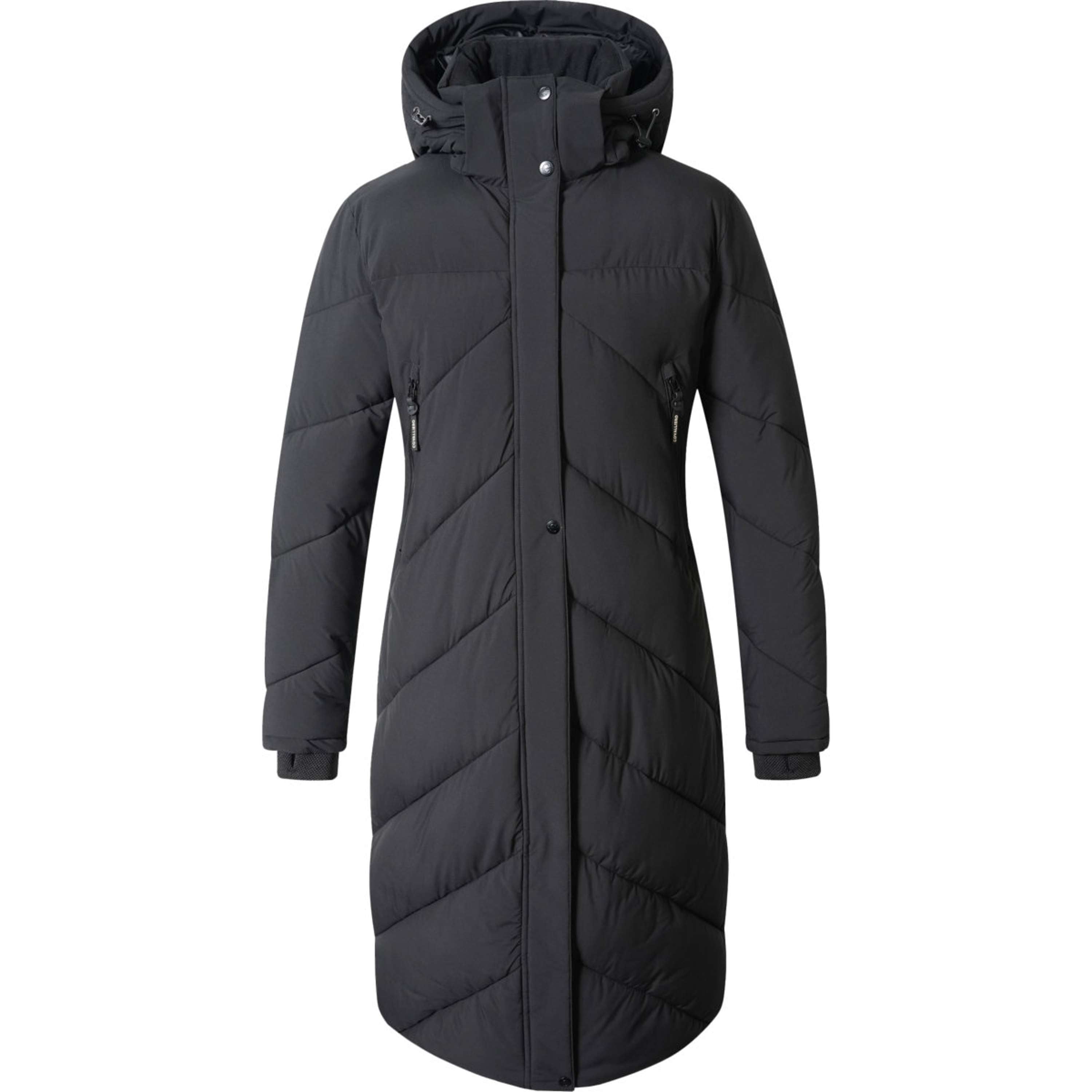 Covalliero Langer Wintermantel AW26 Schwarz