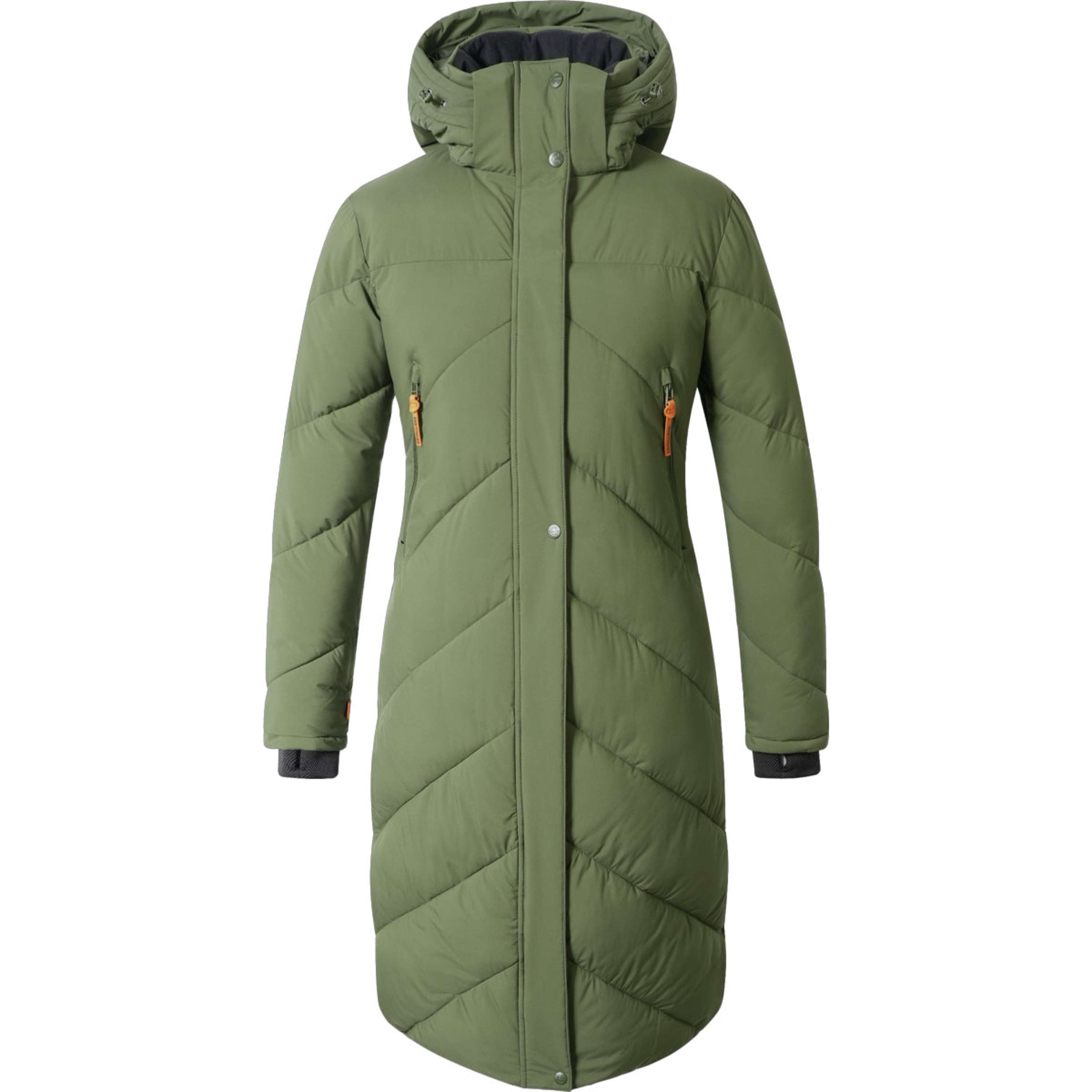 Covalliero Langer Wintermantel AW26 Forest Green
