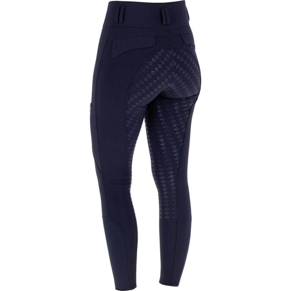 Covalliero Reithose Hight Waist Full Grip AW26 Dark Navy