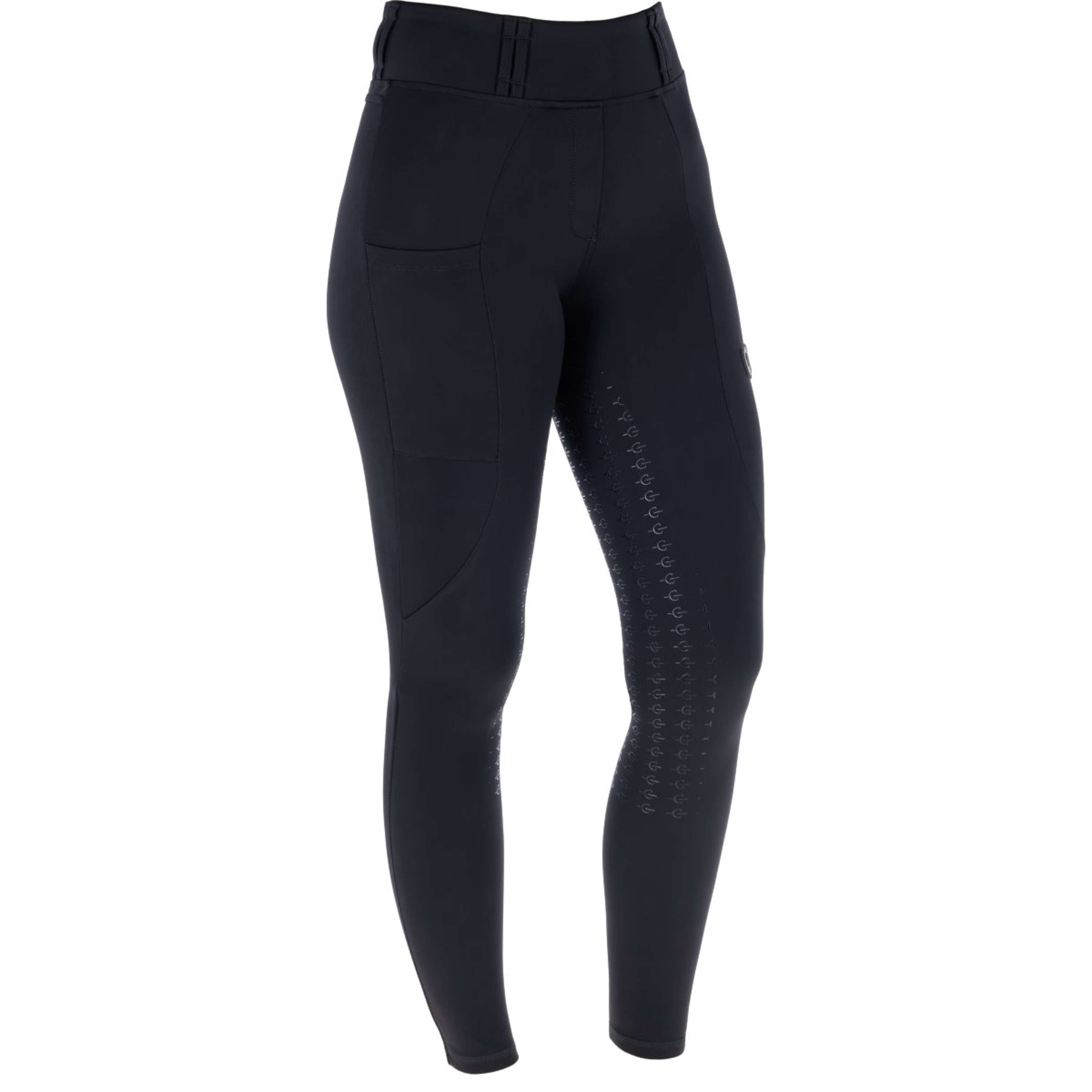 Covalliero Reitleggings Full Grip AW26 Schwarz