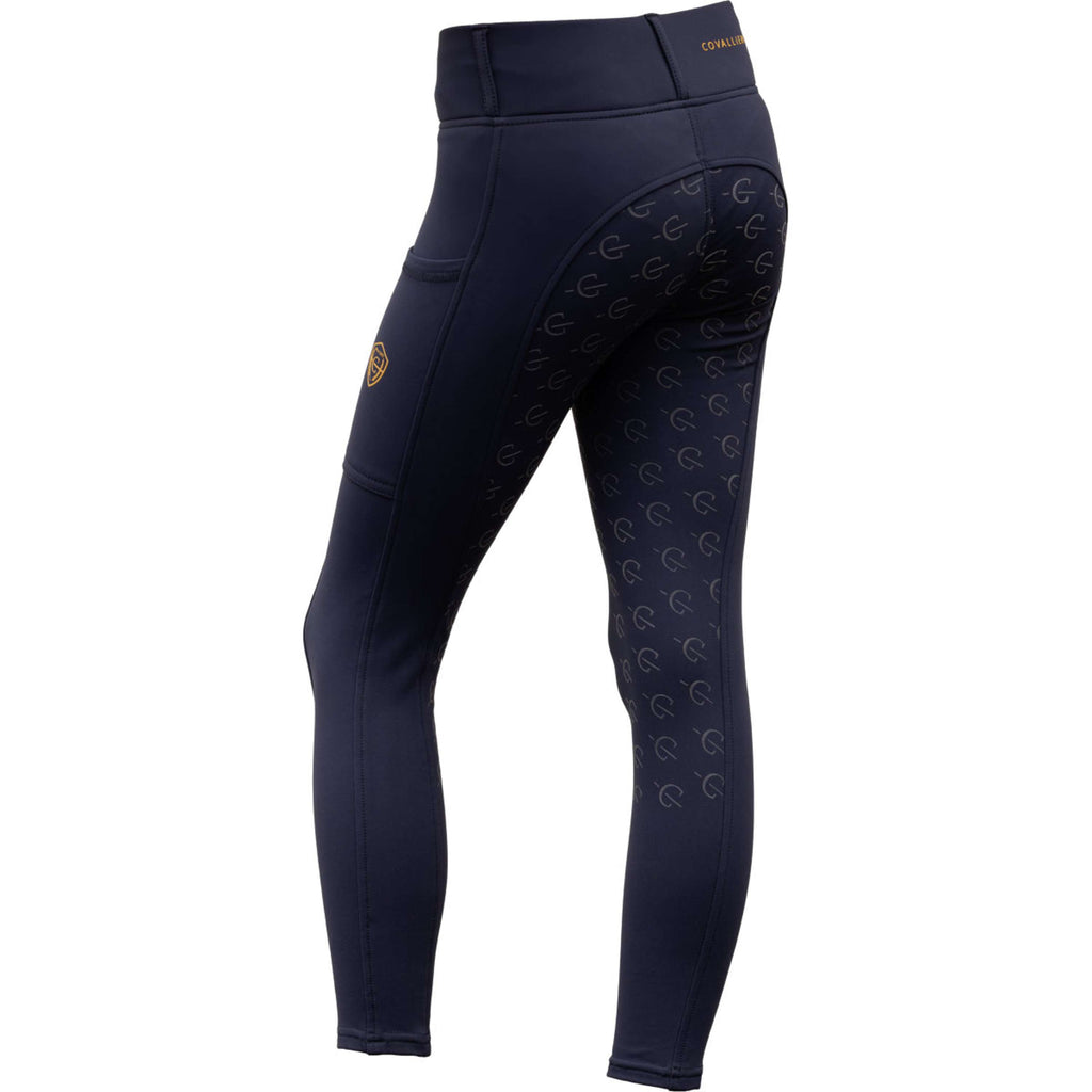 Covalliero Reitleggings Full Grip AW26 Kids Dark Navy