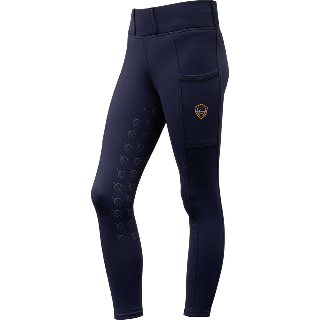 Covalliero Reitleggings Full Grip AW26 Kids Dark Navy