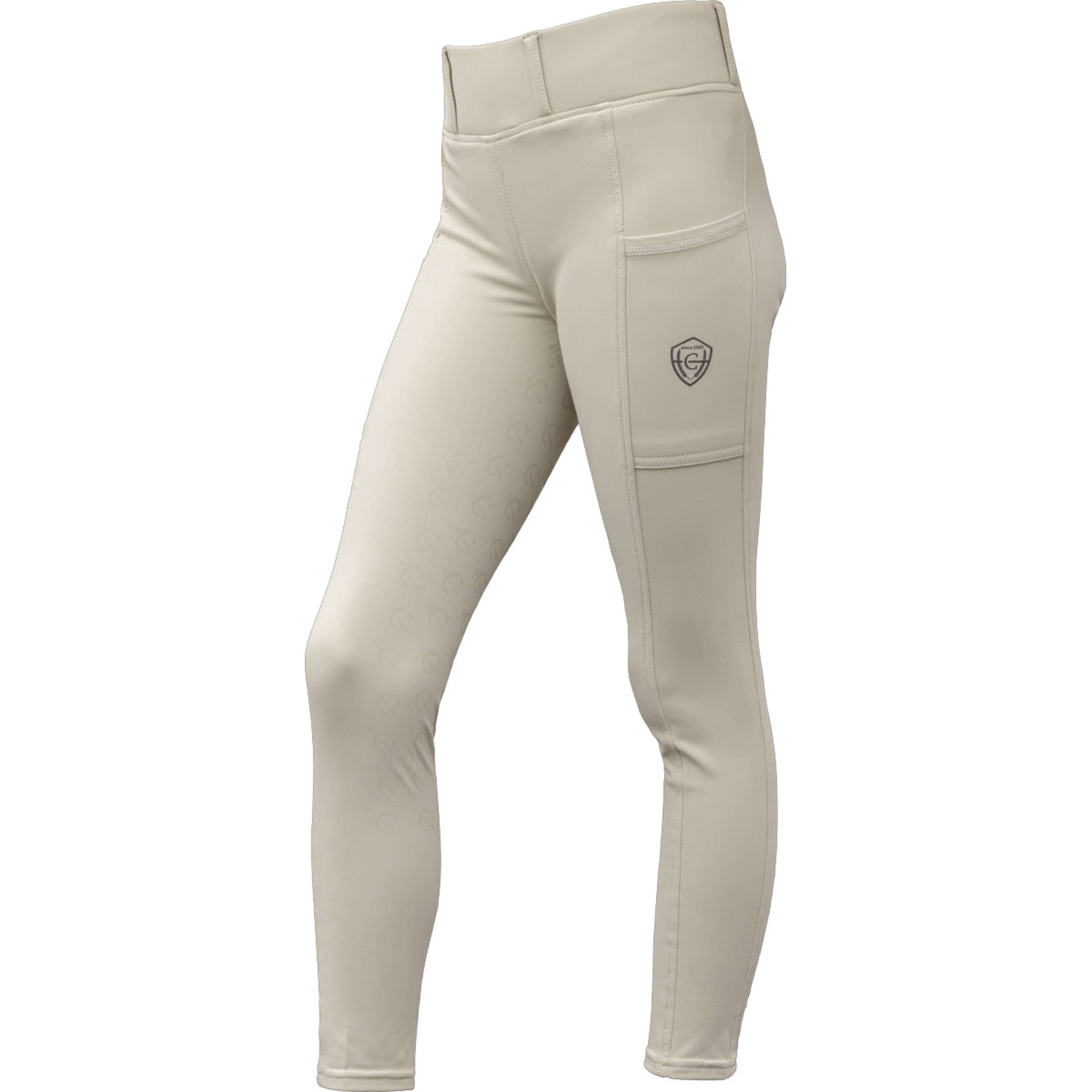 Covalliero Reitleggings Full Grip AW26 Kids Beige