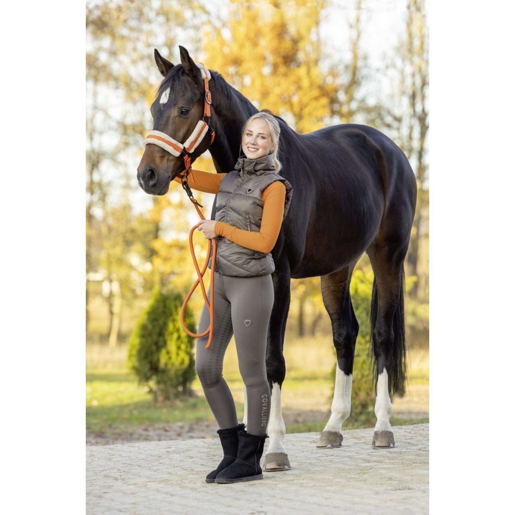 Covalliero Reitleggings Full Grip AW26 Milky Chocolate