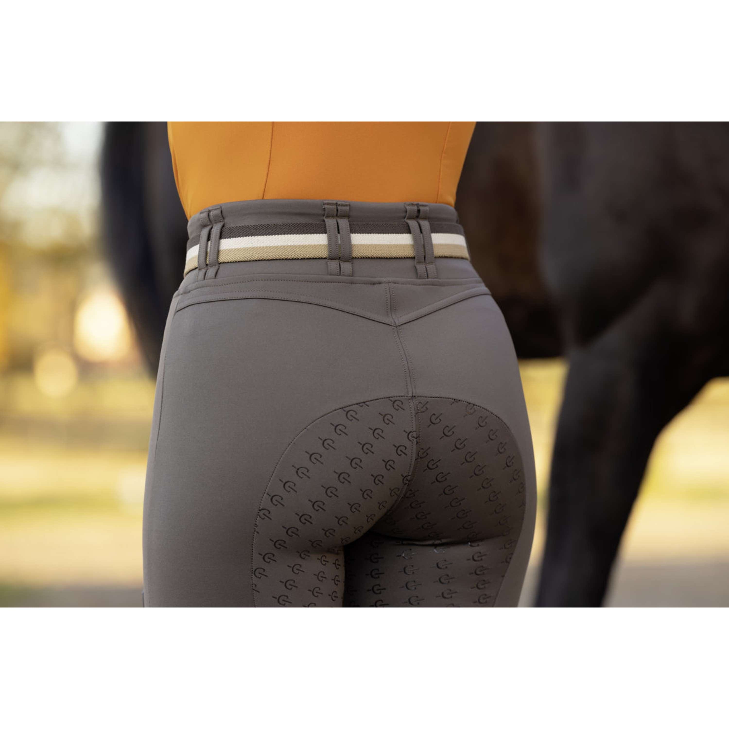 Covalliero Reitleggings Full Grip AW26 Milky Chocolate