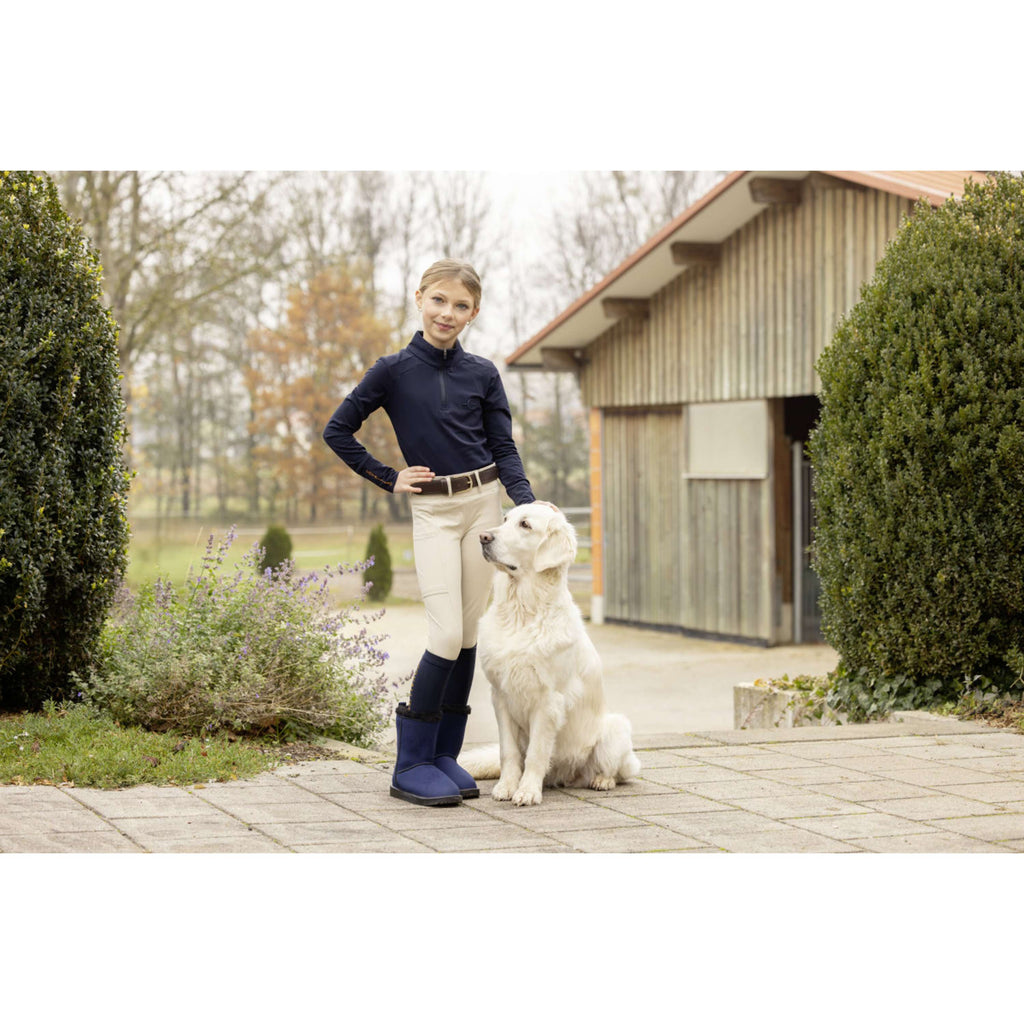 Covalliero Reitleggings Full Grip AW26 Kids Beige