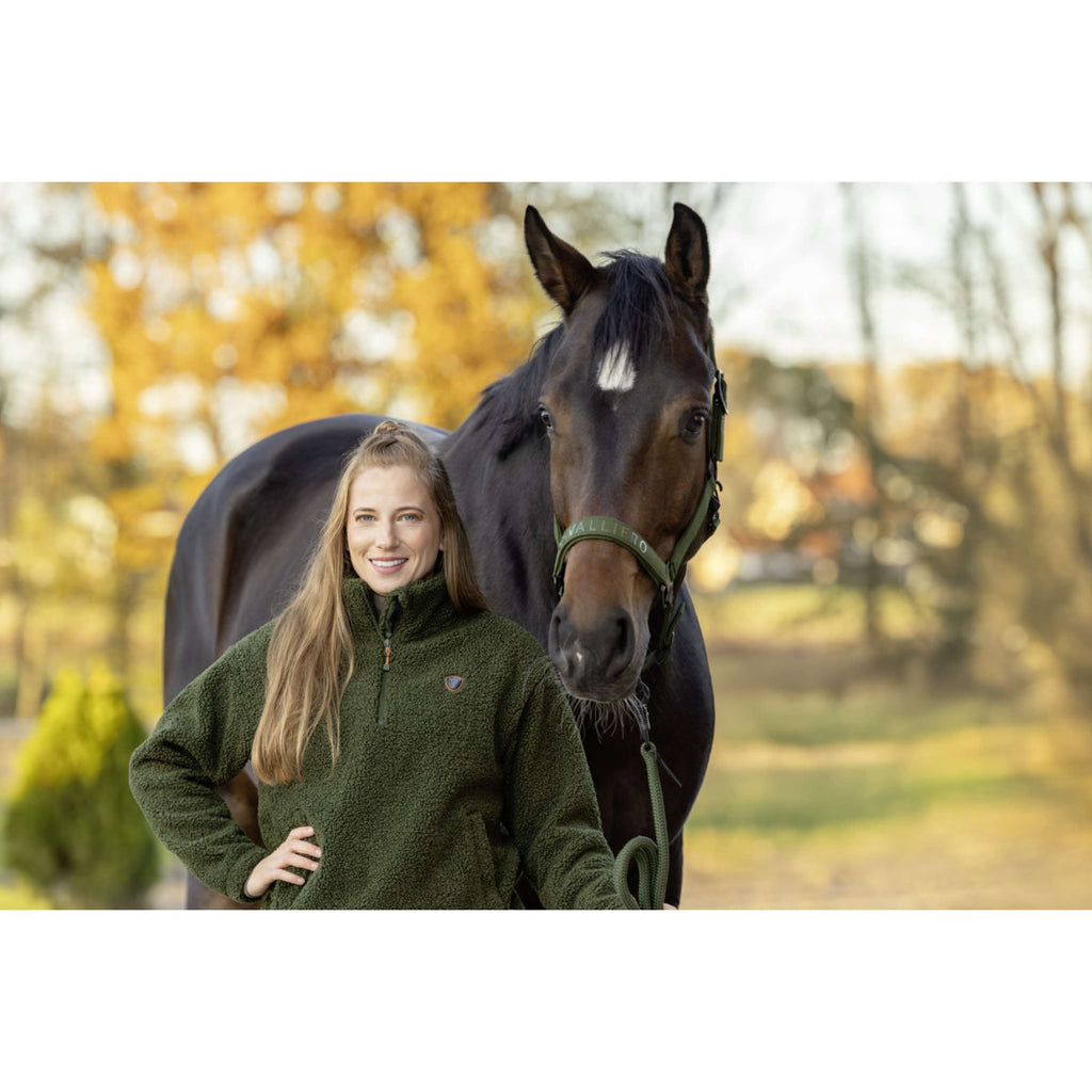 Covalliero Pullover Teddy AW26 Forest Green