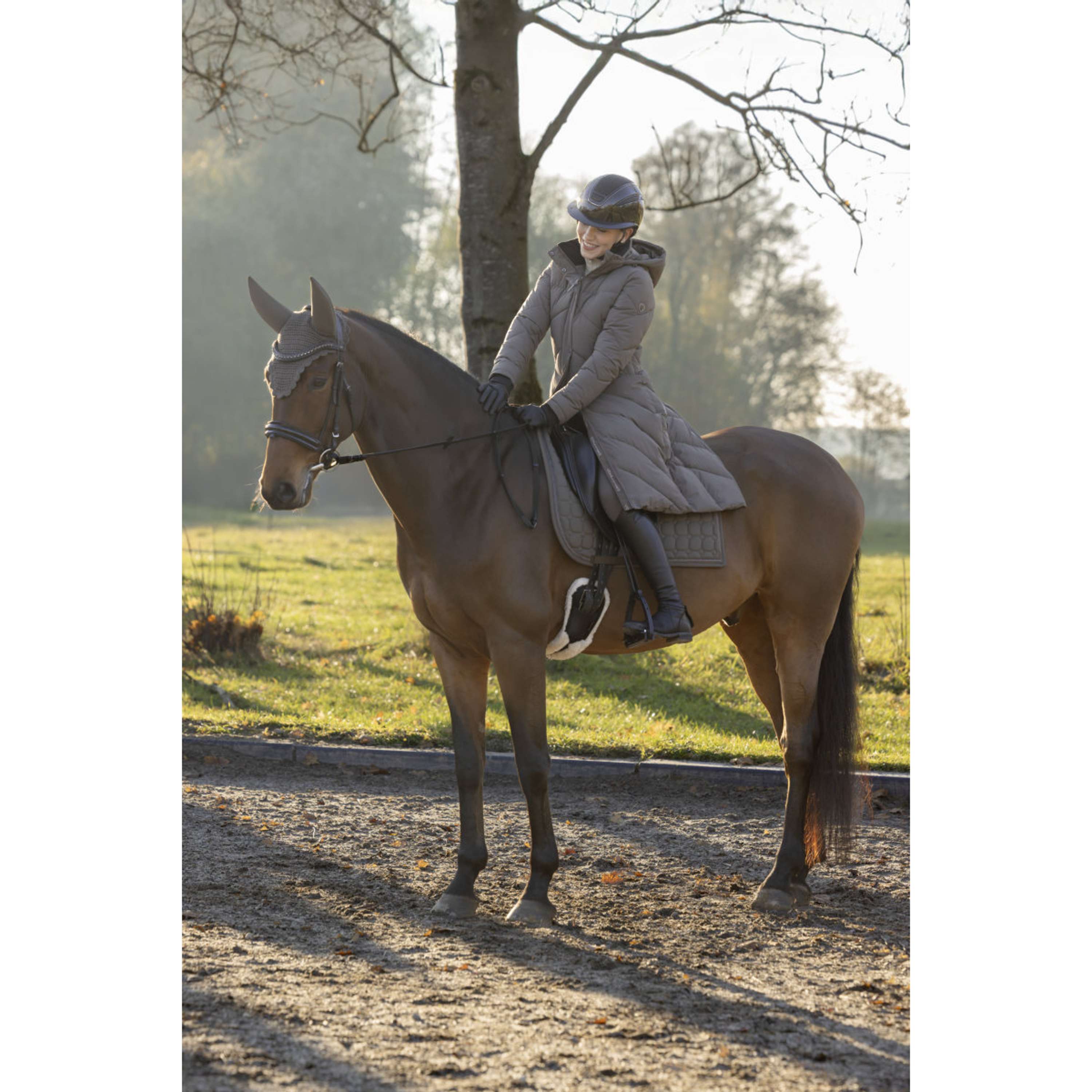 Covalliero Langer Wintermantel AW26 Milky Chocolate