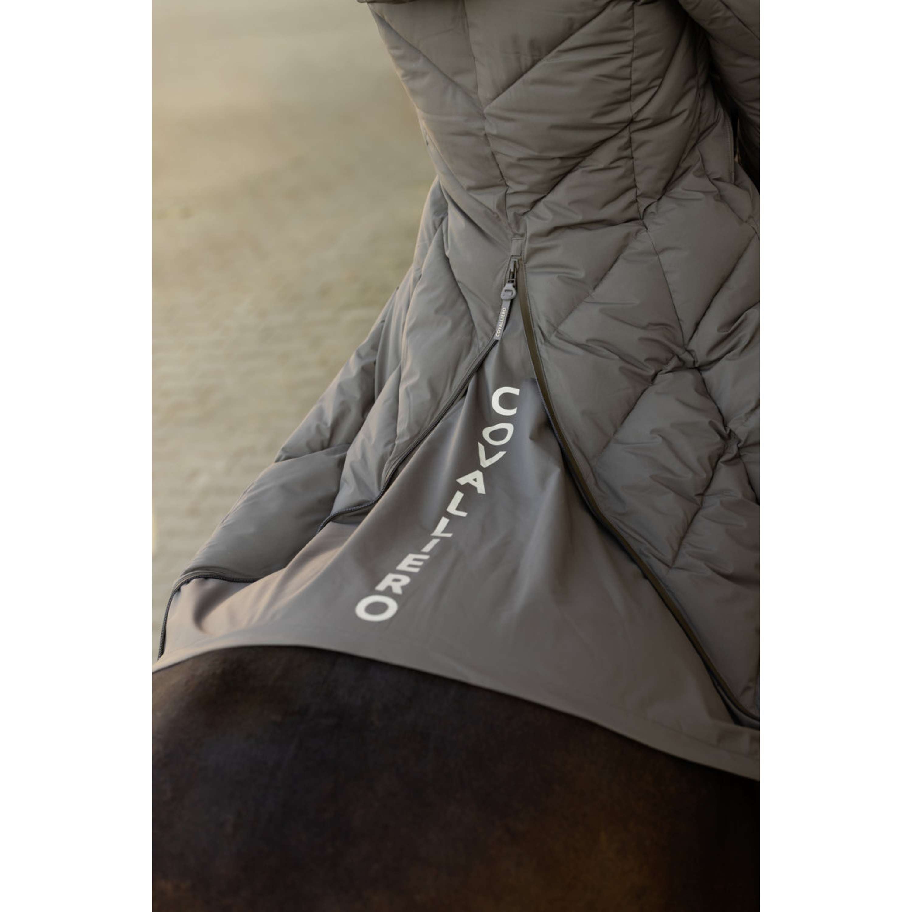 Covalliero Langer Wintermantel AW26 Milky Chocolate
