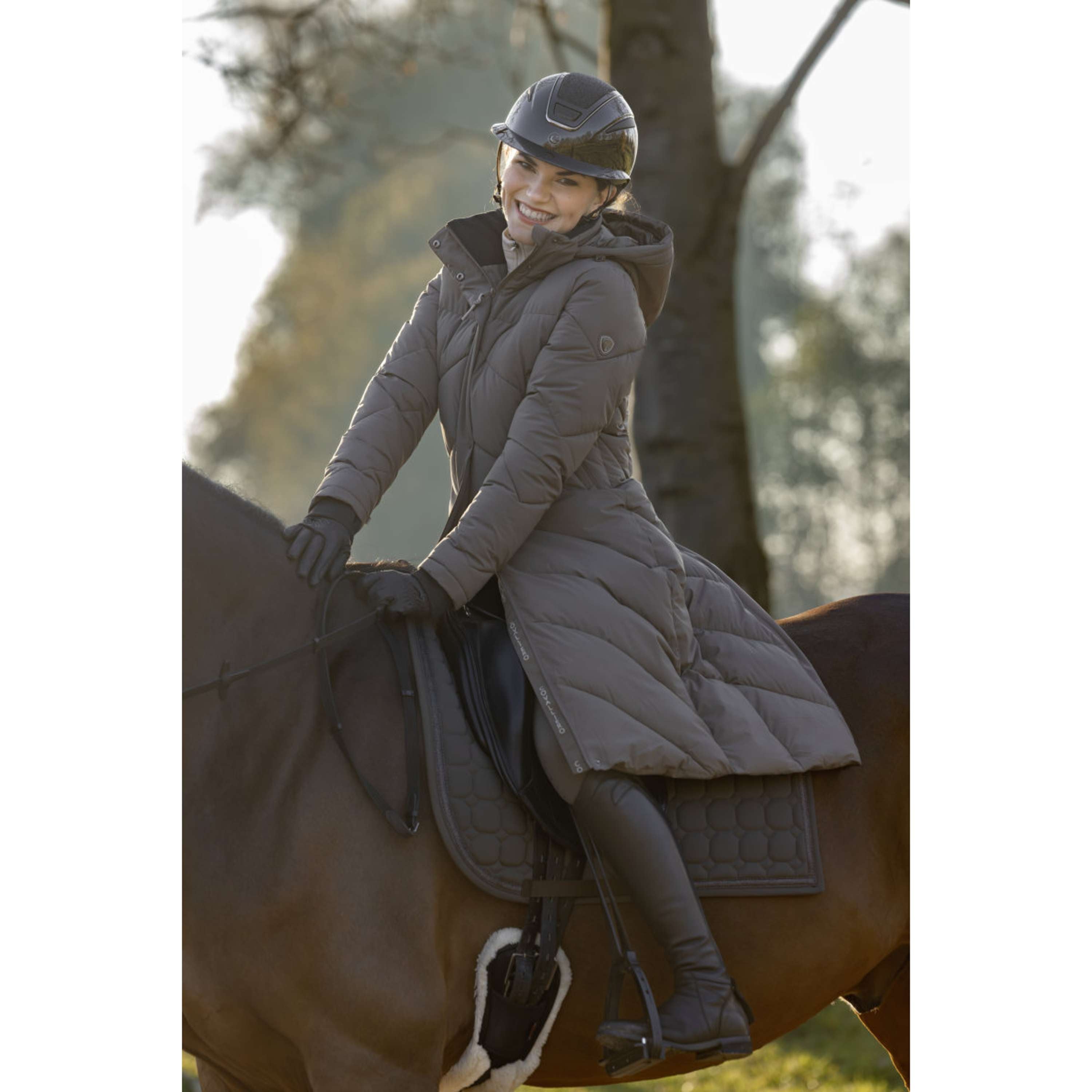 Covalliero Langer Wintermantel AW26 Milky Chocolate