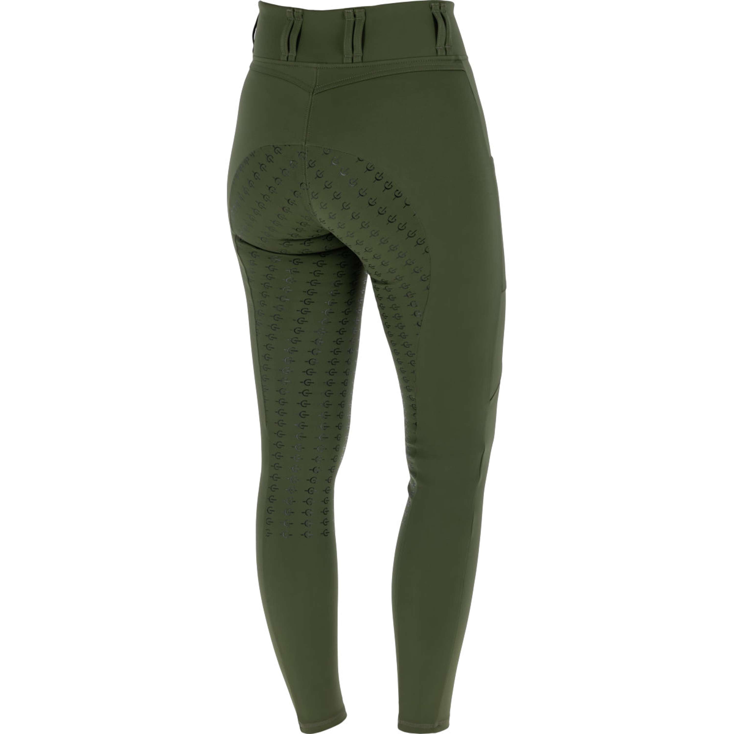 Covalliero Reitleggings Full Grip AW26 Forest Green