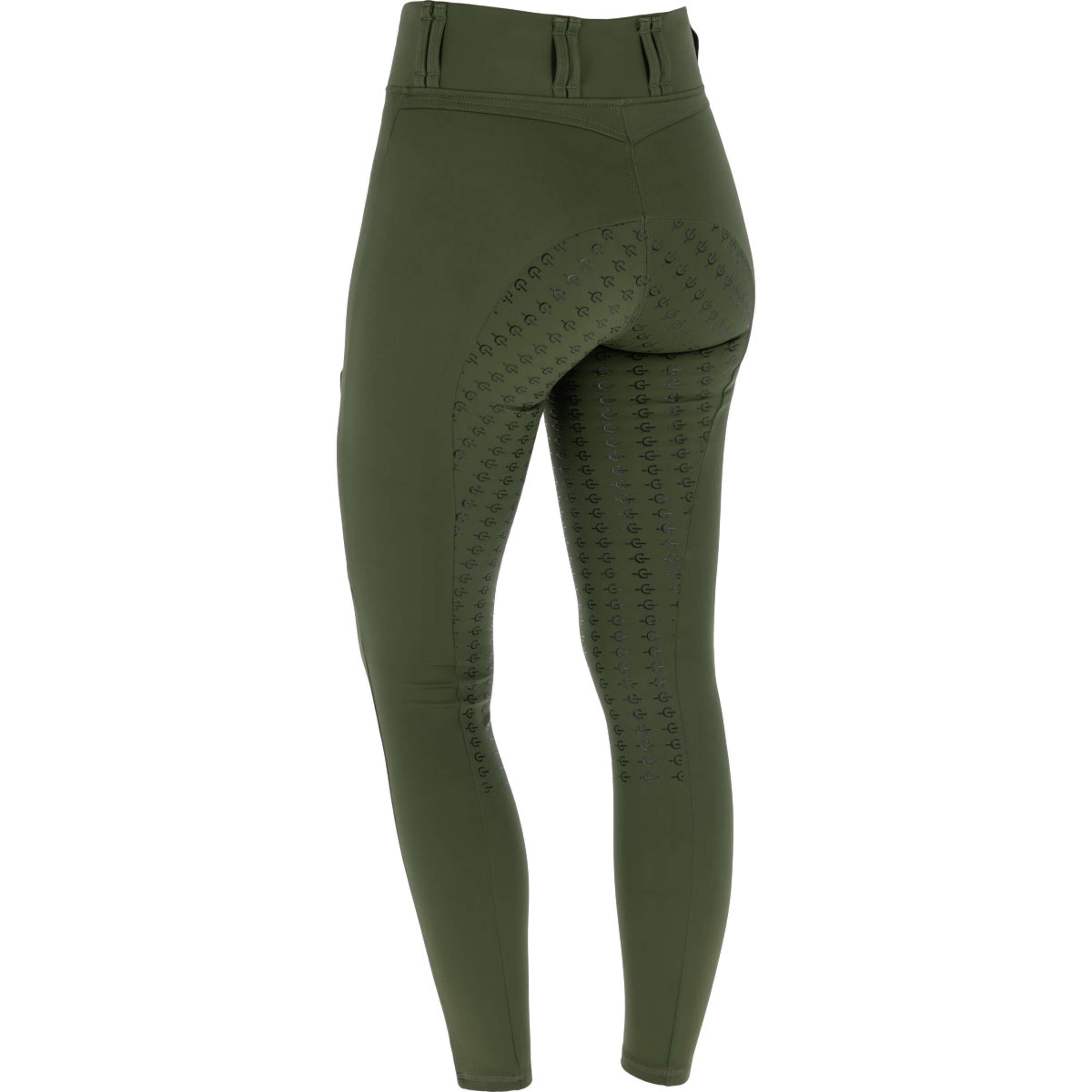 Covalliero Reitleggings Full Grip AW26 Forest Green