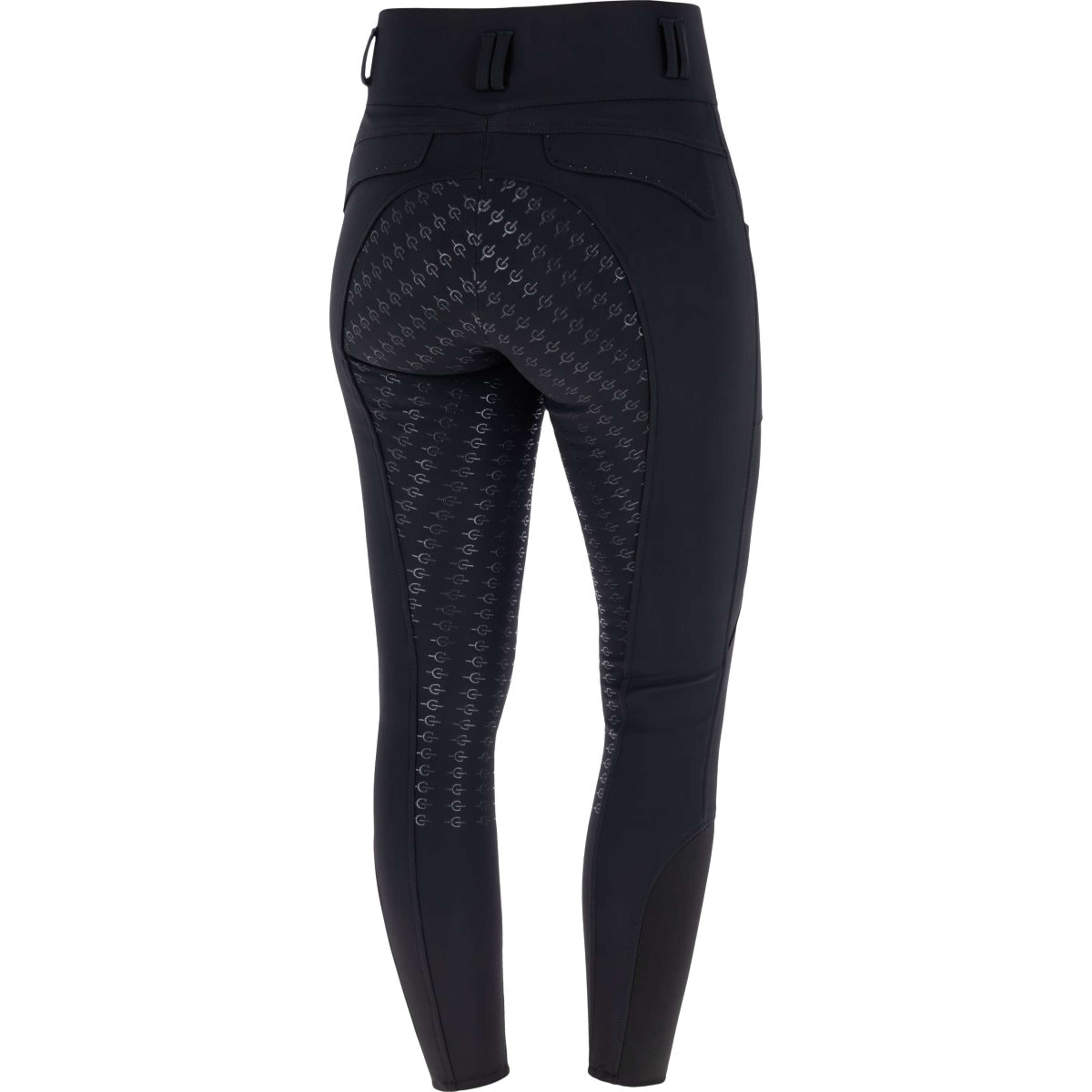 Covalliero Reithose Hight Waist Full Grip AW26 Schwarz