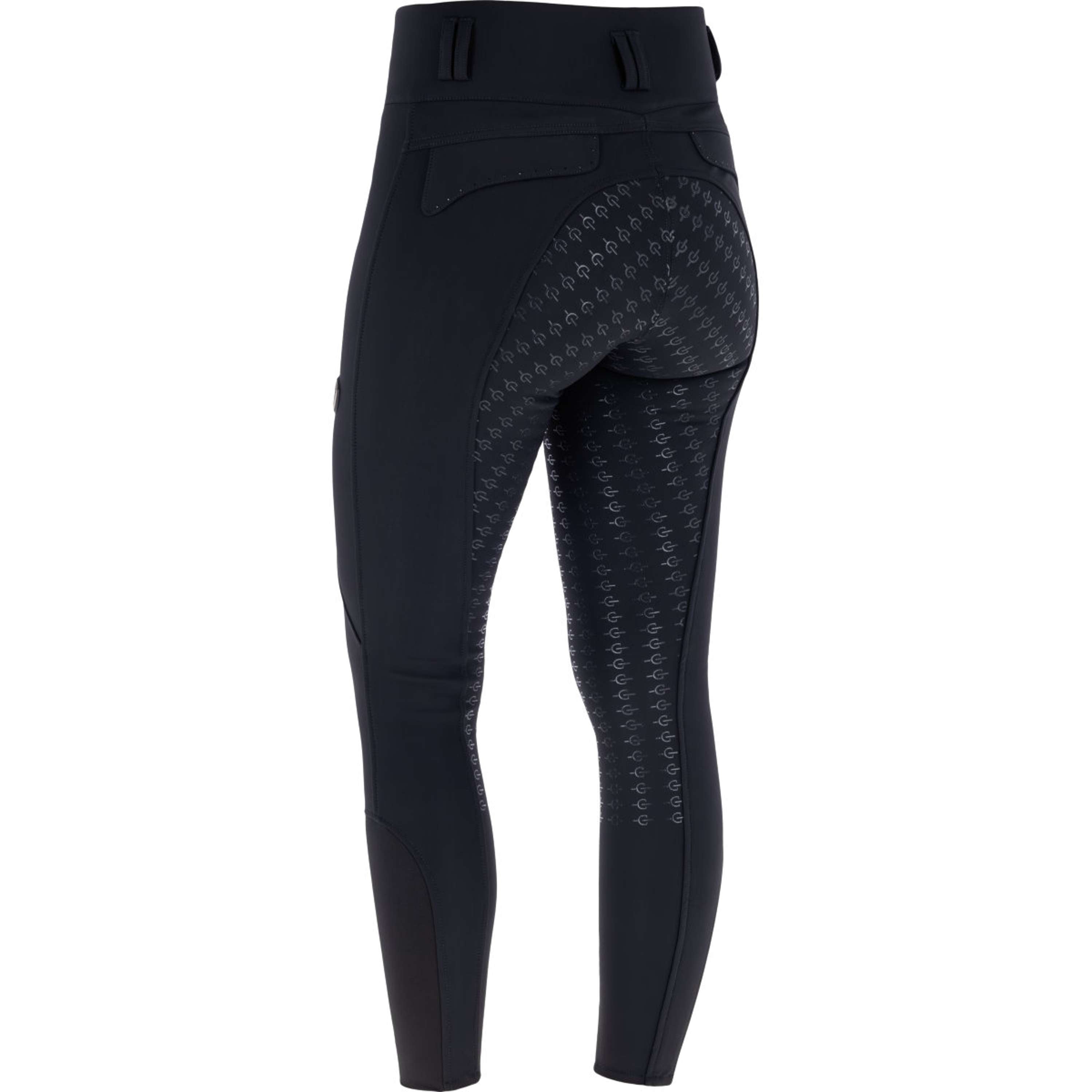 Covalliero Reithose Hight Waist Full Grip AW26 Schwarz