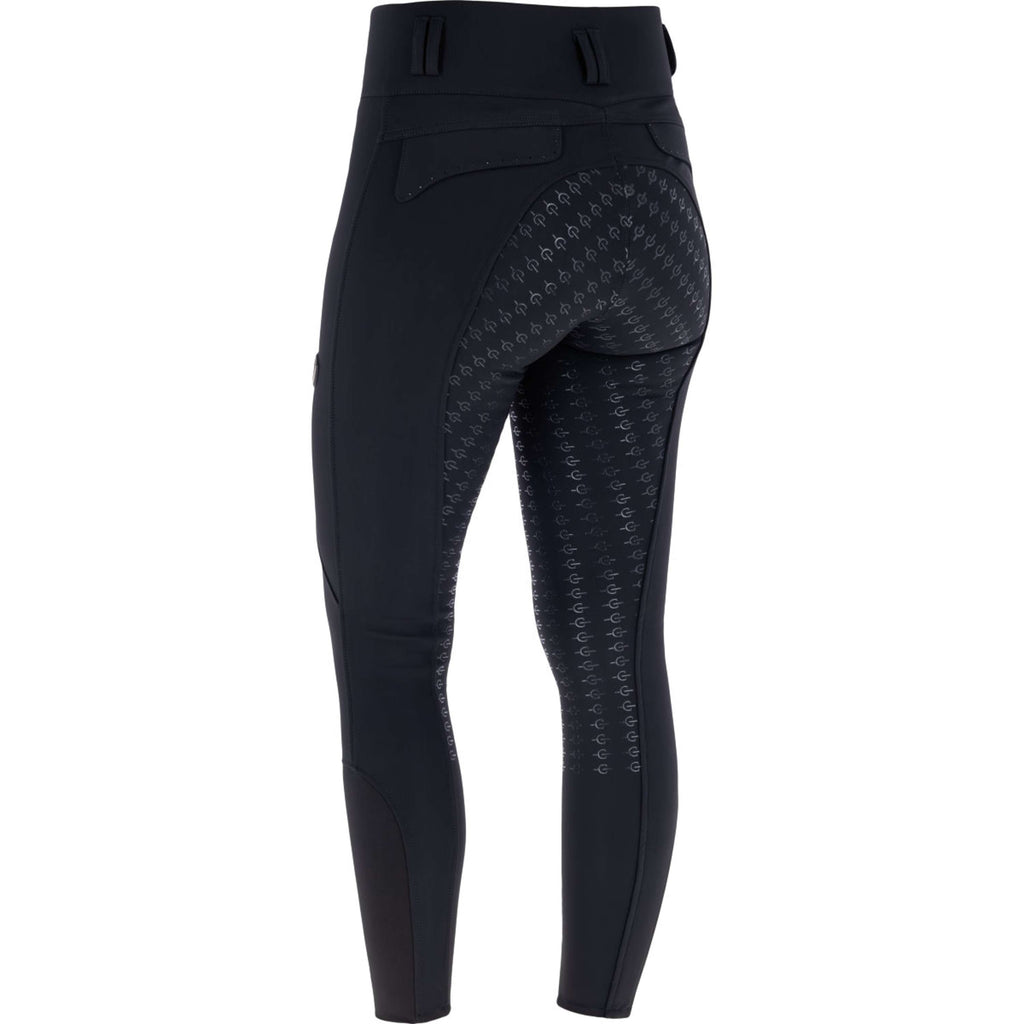 Covalliero Reithose Hight Waist Full Grip AW26 Schwarz
