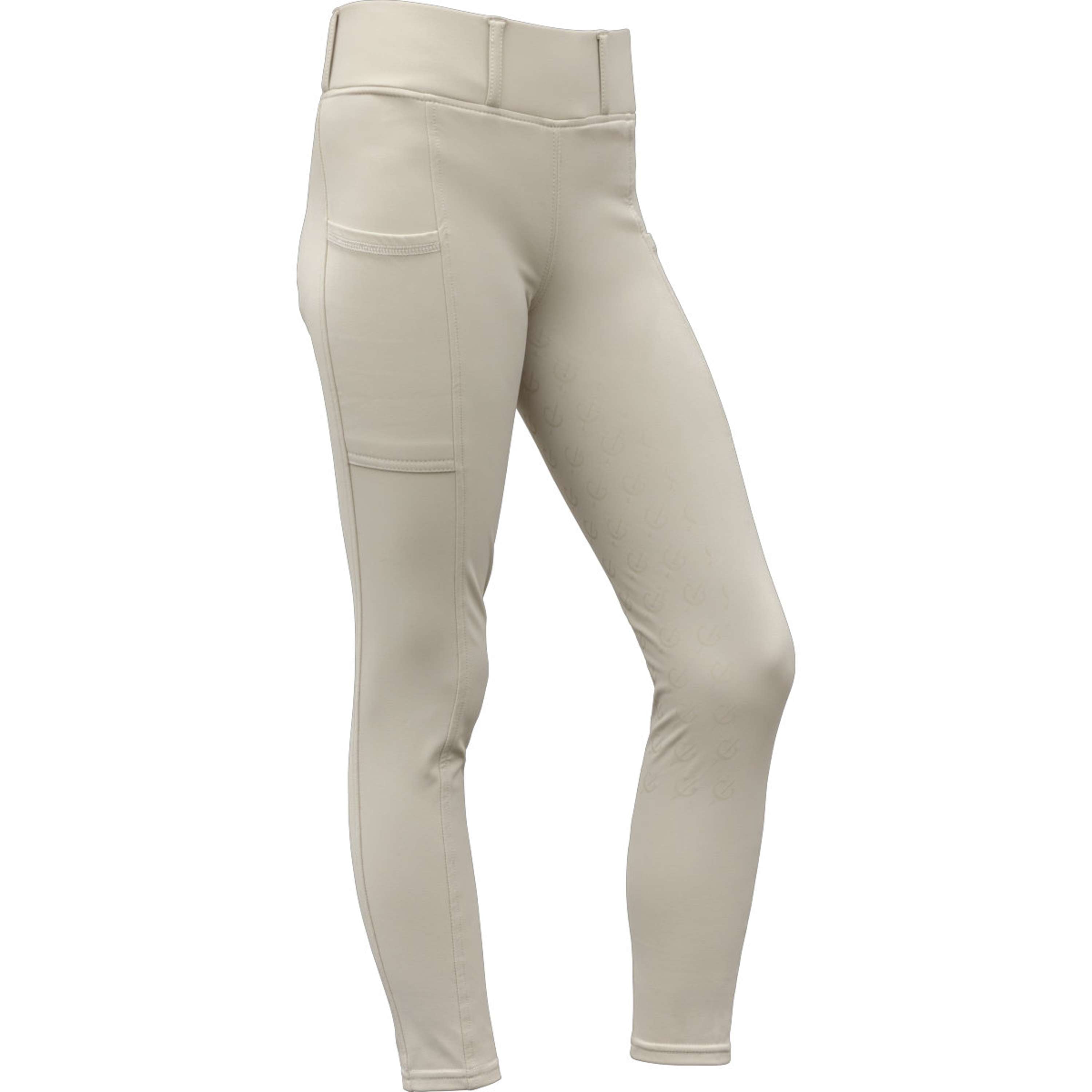 Covalliero Reitleggings Full Grip AW26 Kids Beige