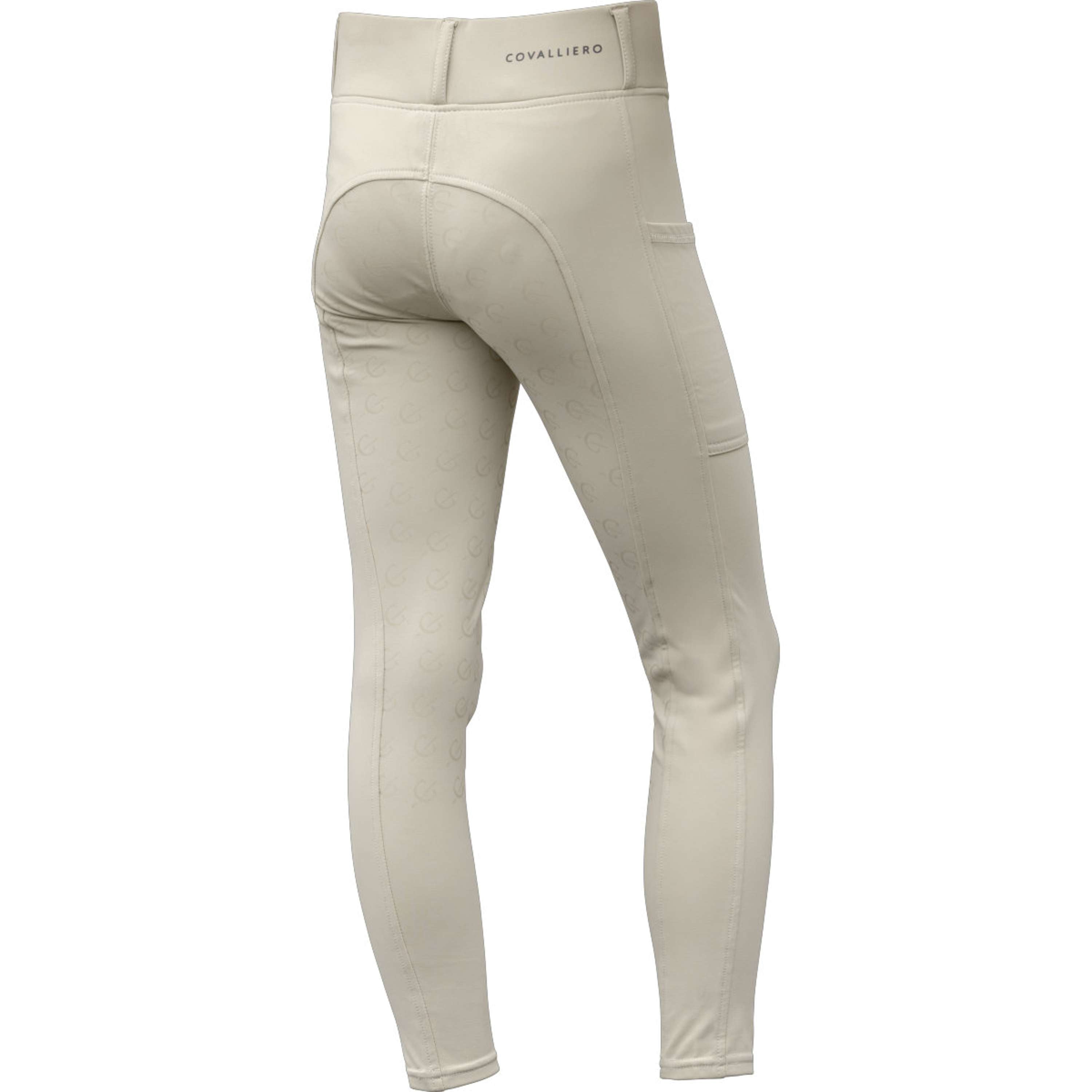 Covalliero Reitleggings Full Grip AW26 Kids Beige