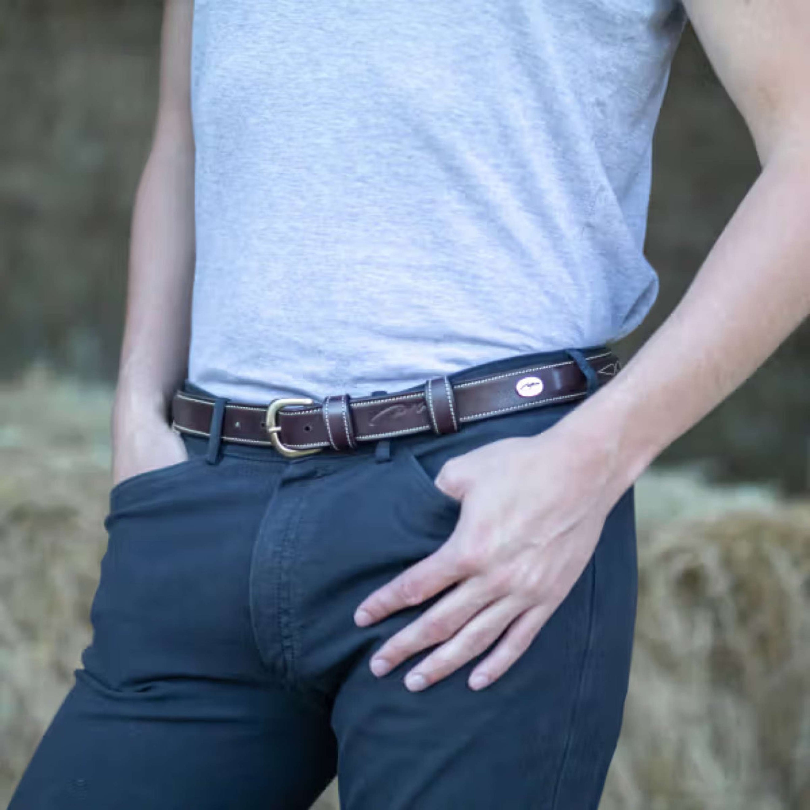 Dyon Gürtel Fancy Leder Braun Dyon Gürtel Fancy Leder Braun