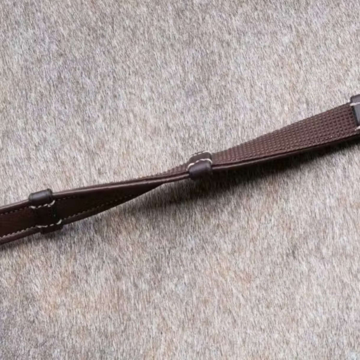 Dyon Zügel Hunter 5/8 mit Leder Stops Braun